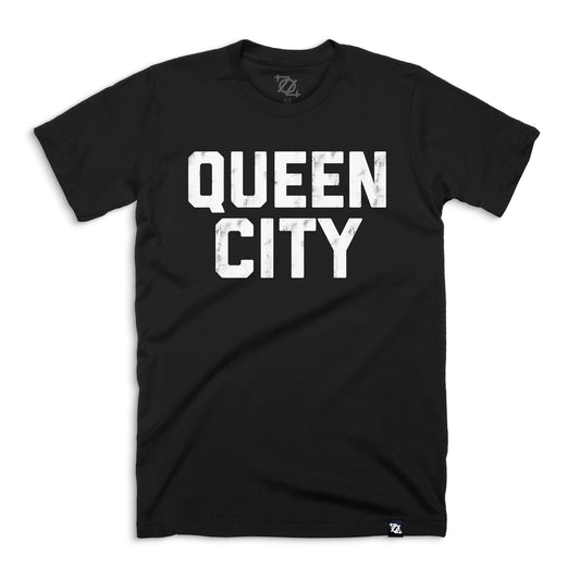 704 Shop Queen City Tee - Black (Unisex)