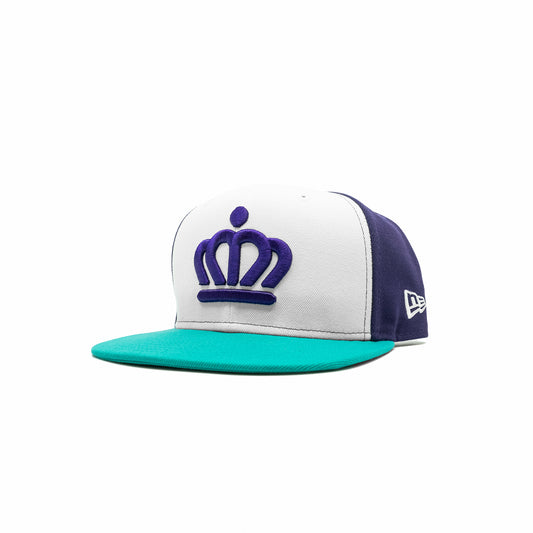 704 Shop x New Era - Official Crown Color Blocked 950 Hat (Purple/White/Teal)