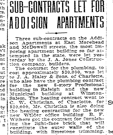 Fact Friday 324 - Apartment Buildings, Pt 3 - Powered by the Charlotte Museum of History
