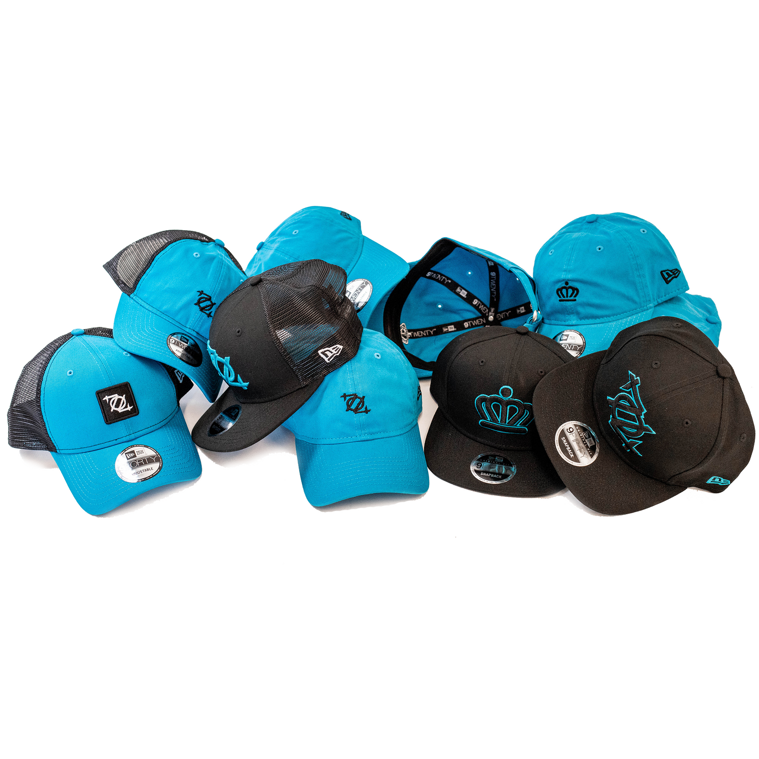 Black and Blue Hat Collection