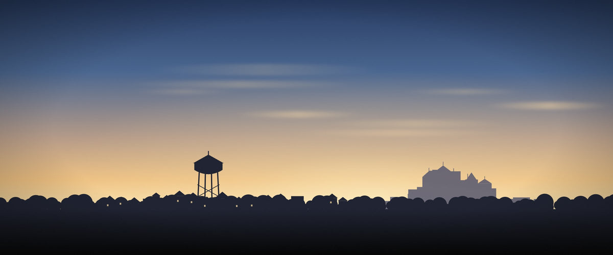 Orland Park skyline illustration