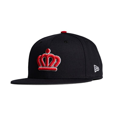 704 Shop x New Era x City of Charlotte Official Crown Keyline 5950 Fitted Hat - Navy/Scarlet/White/Gray