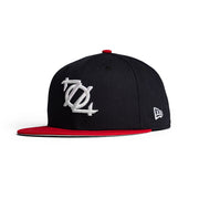 704 Shop x New Era 5950 704 Logo Fitted Hat - Navy/White/Scarlet/Gray