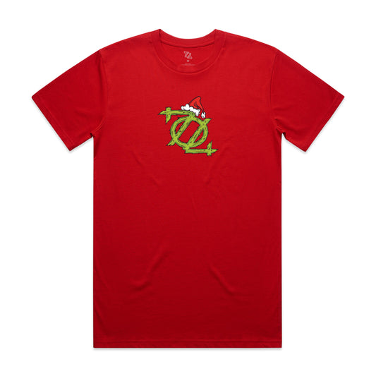 704 Shop Holiday 704 Logo Tee - Red/Multi (Unisex)