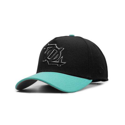 704 Shop x New Era 704 Logo 940 A-Frame Hat - Black/Mint