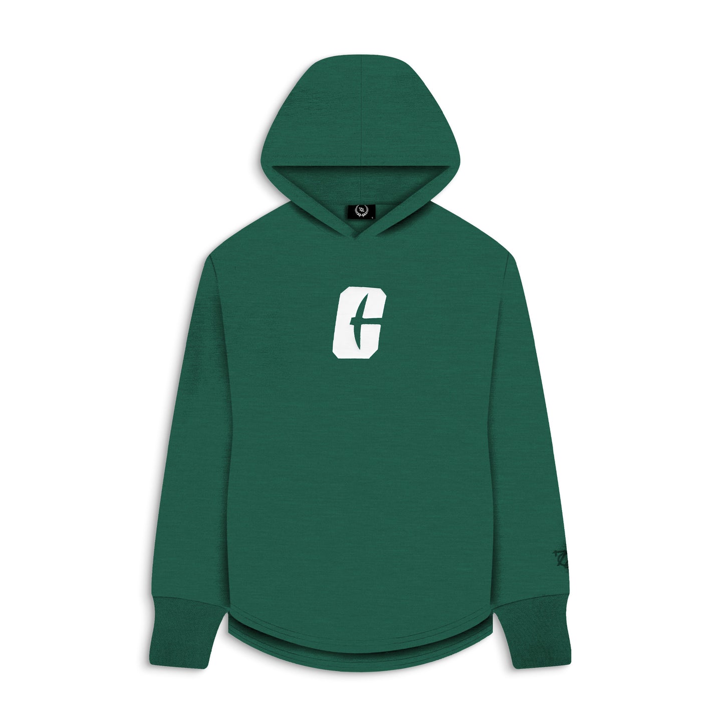 704 Shop x Charlotte 49ers Process™ Performance Curved Hem All-In C Hoodie - Green/White (Unisex)