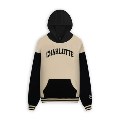 704 Shop Process™ Charlotte Throwback Hoodie - Antique White/Phantom (Unisex)