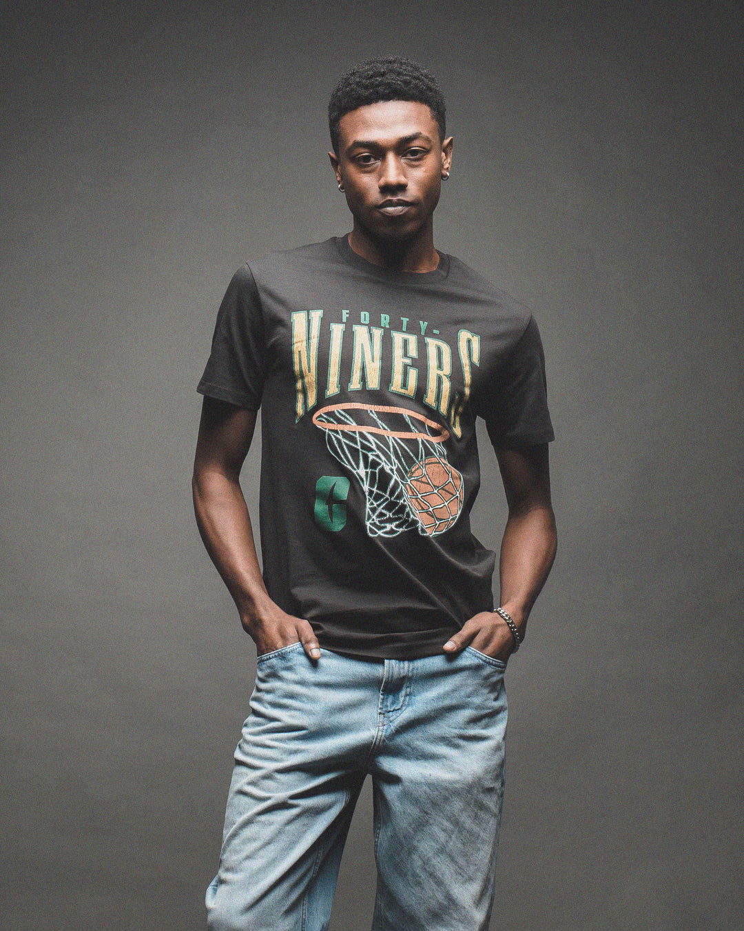 UNC Charlotte Hoops Tee