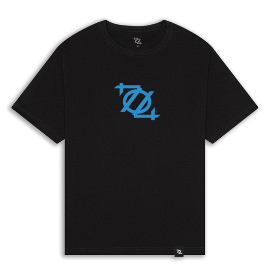 704 Shop Logo Tee - Black/Blue (Unisex)