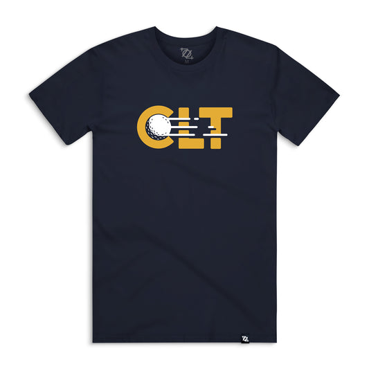 704 Shop CLT Golf Tee - Midnight Blue/Multi (Unisex)