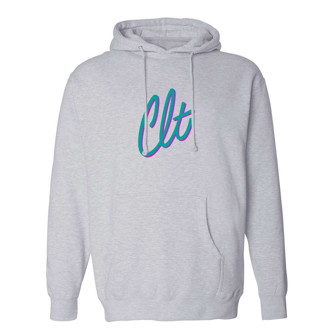 CLT Neon Script Hoodie