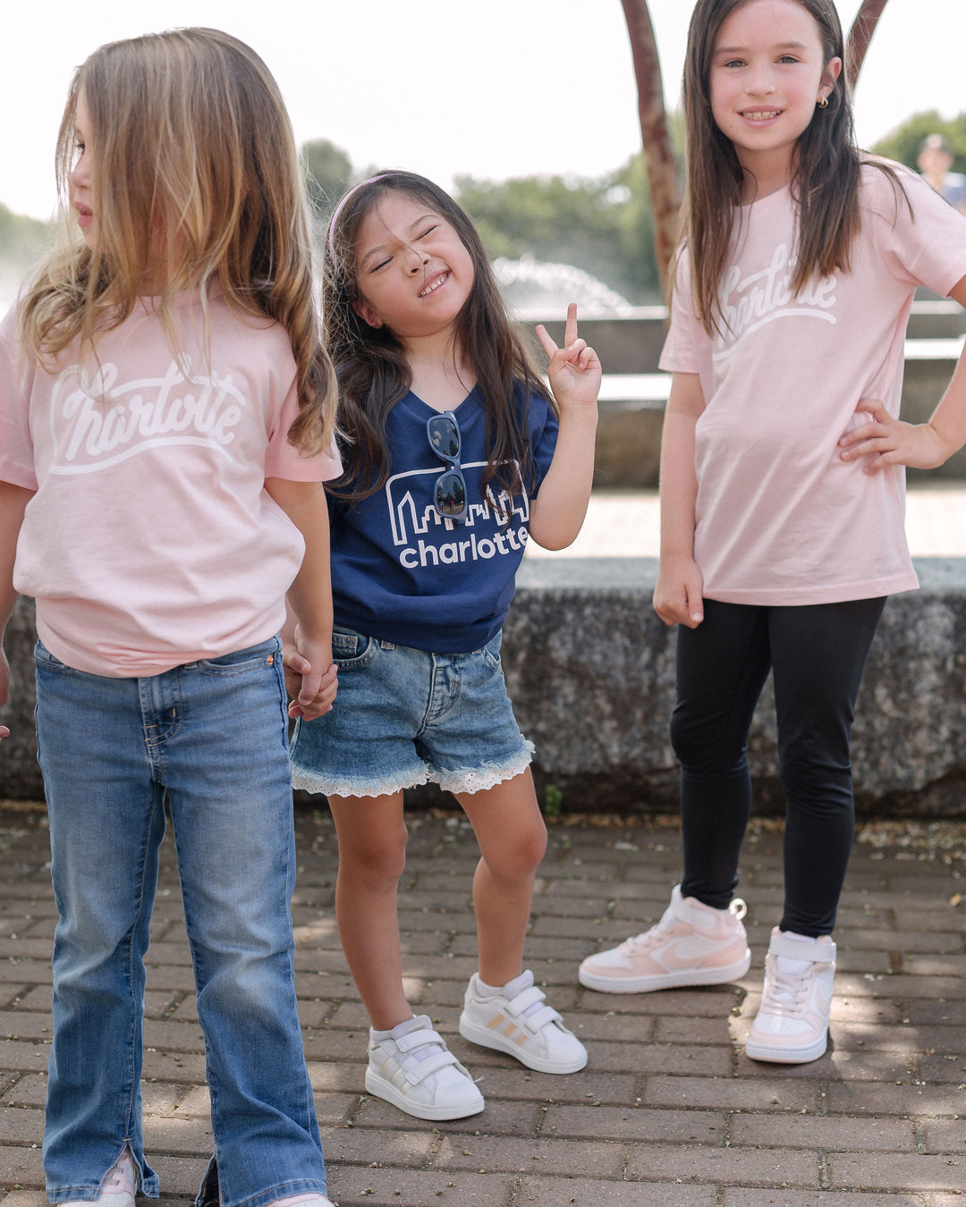 Charlotte Script Kids Tee