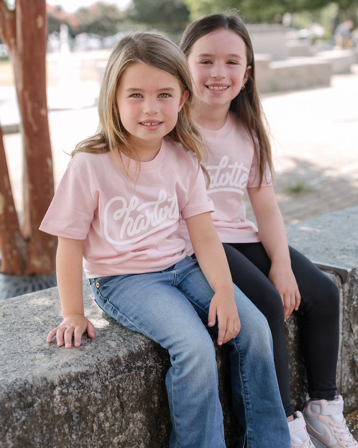 Charlotte Script Kids Tee