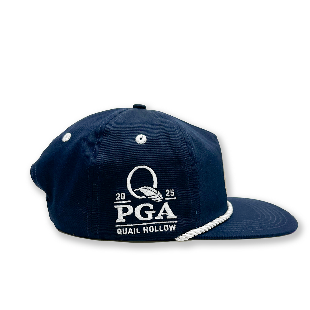 PGA Championship Minimal Quail - Semi Structured Rope Hat