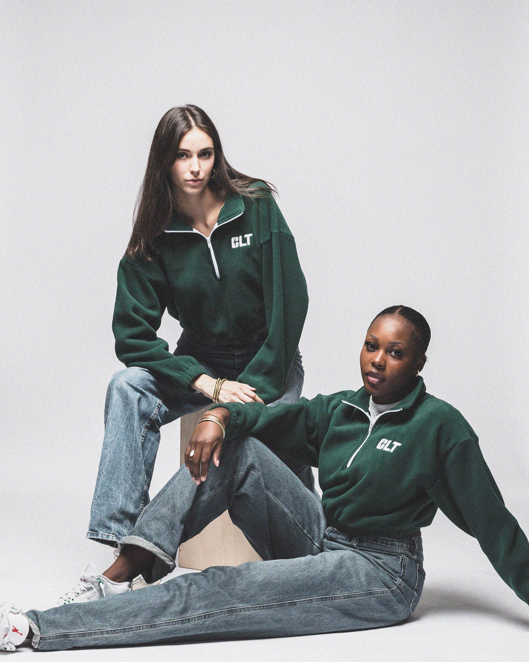 UNC Charlotte Cropped Fleece Half Zip (Women's)