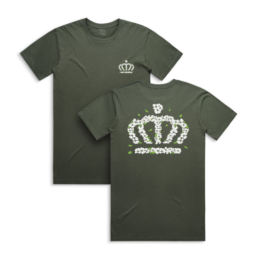 704 Shop x City of Charlotte Dogwood Official Crown Tee 2.0 - Cypress/Multi (Unisex)