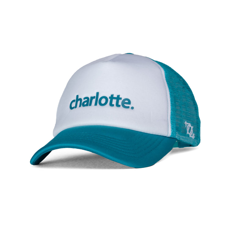 704 Shop Process™ Charlotte Foam Trucker Hat - Enamel Blue/White