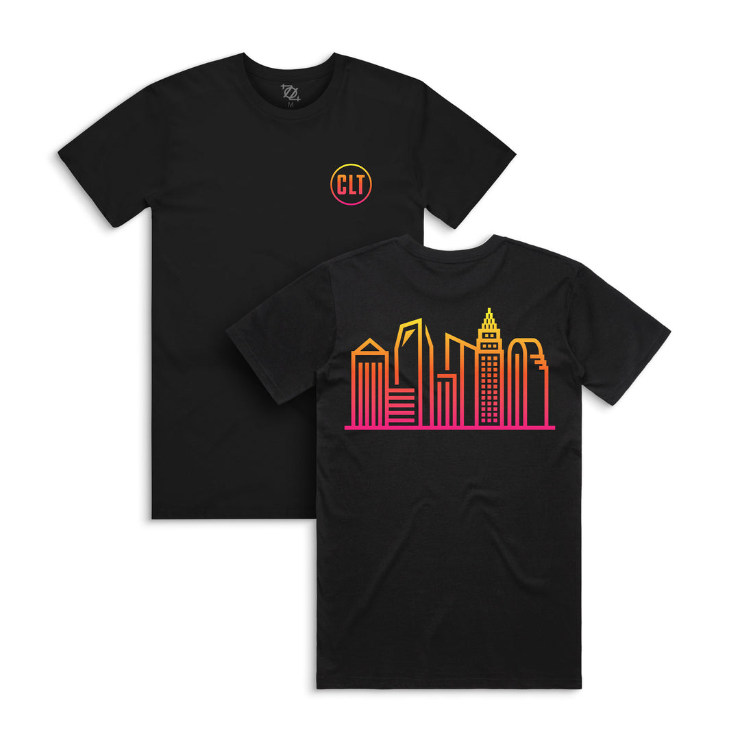 CLT Gradient Skyline T-Shirt