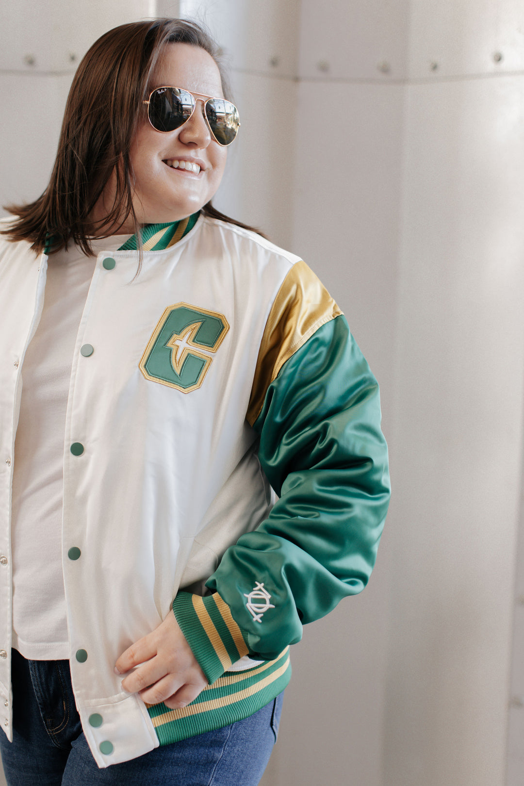 Charlotte 49ers Collegiate Satin Jacket