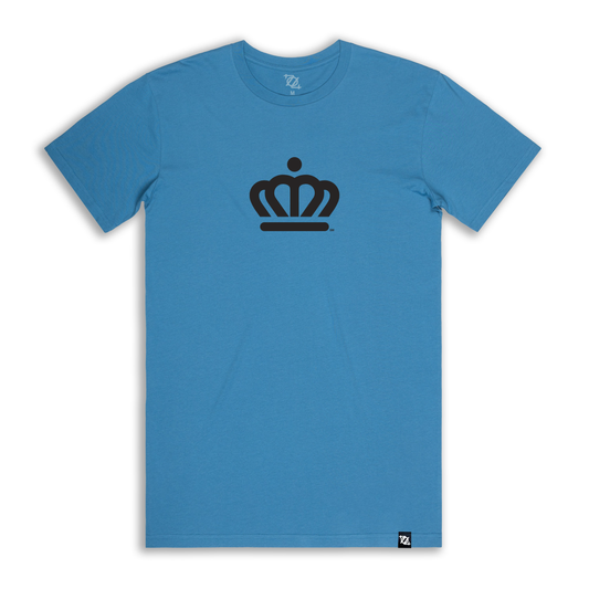 704 Shop x City of Charlotte Official Crown Tee 2.0 - Blue/Black (Unisex)