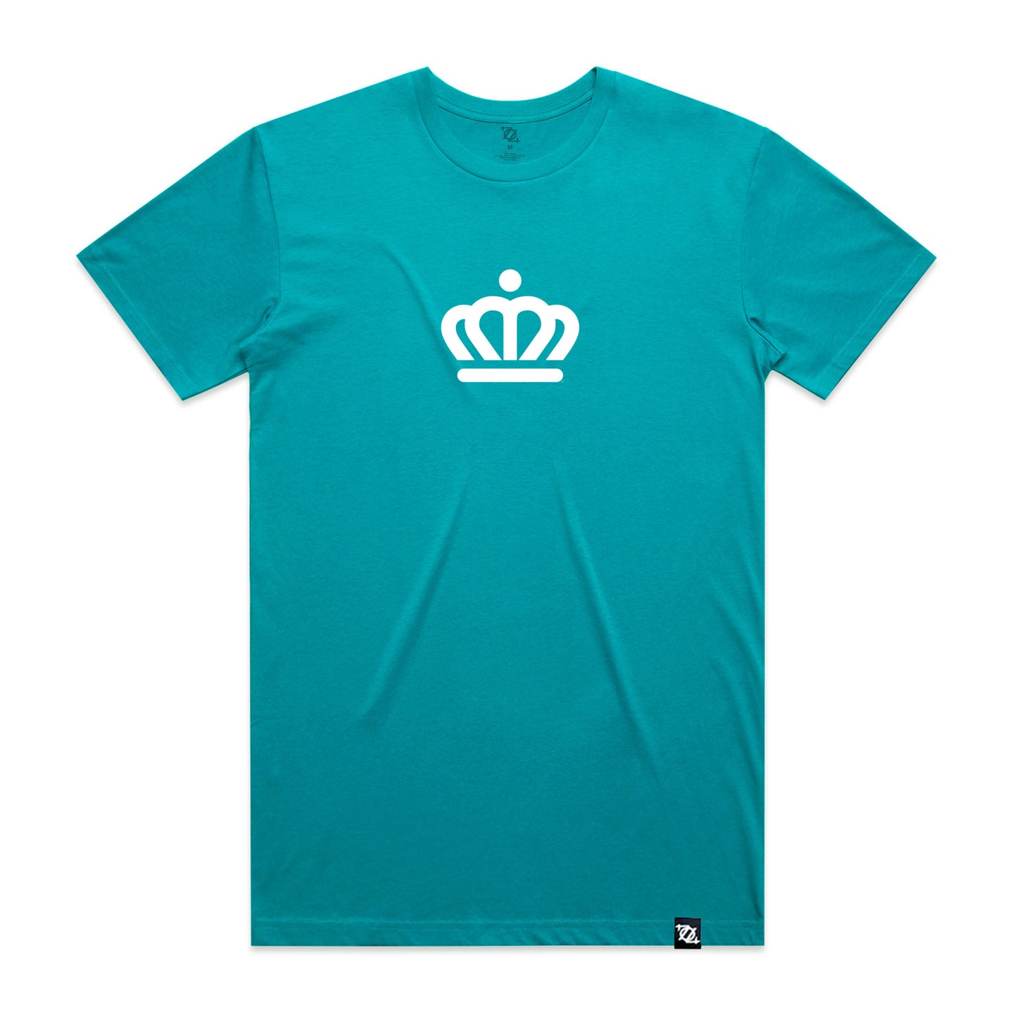 704 Shop x City of Charlotte Official Crown Tee - Dark Teal/White (Unisex)