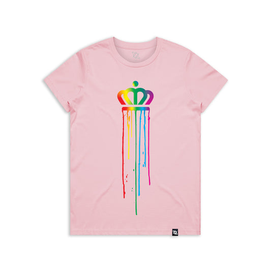 704 Shop x City of Charlotte Official Crown Pride Tee 2023 - Rose (Women's)
