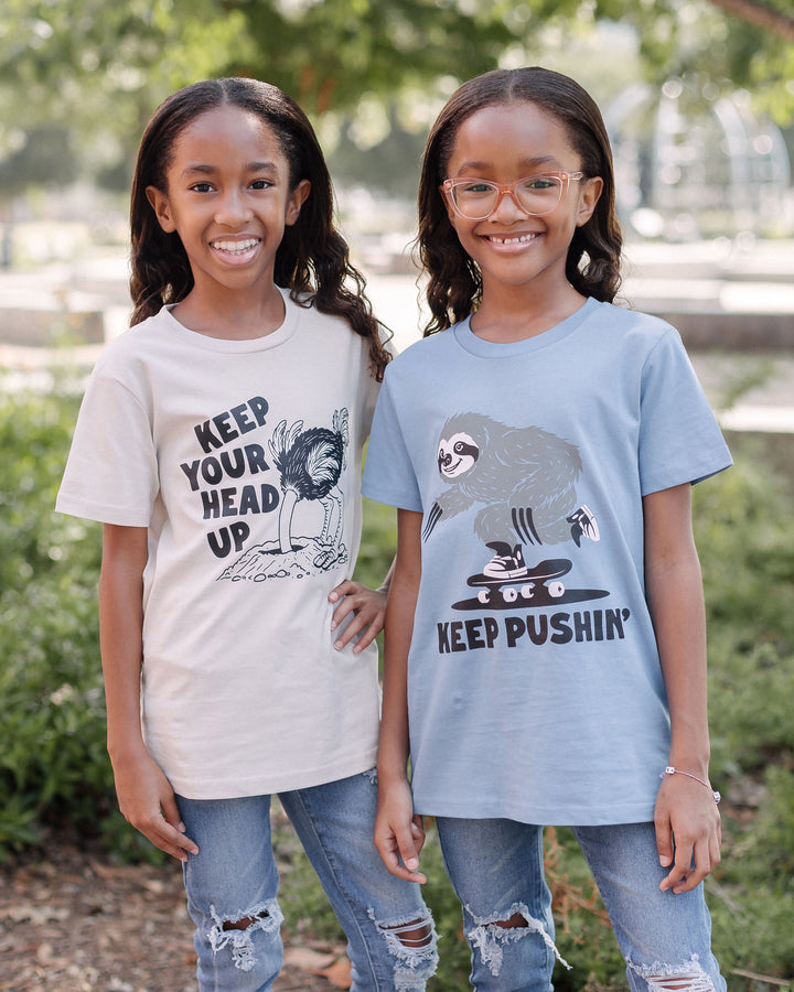 Keep Pushin' Kids Tee