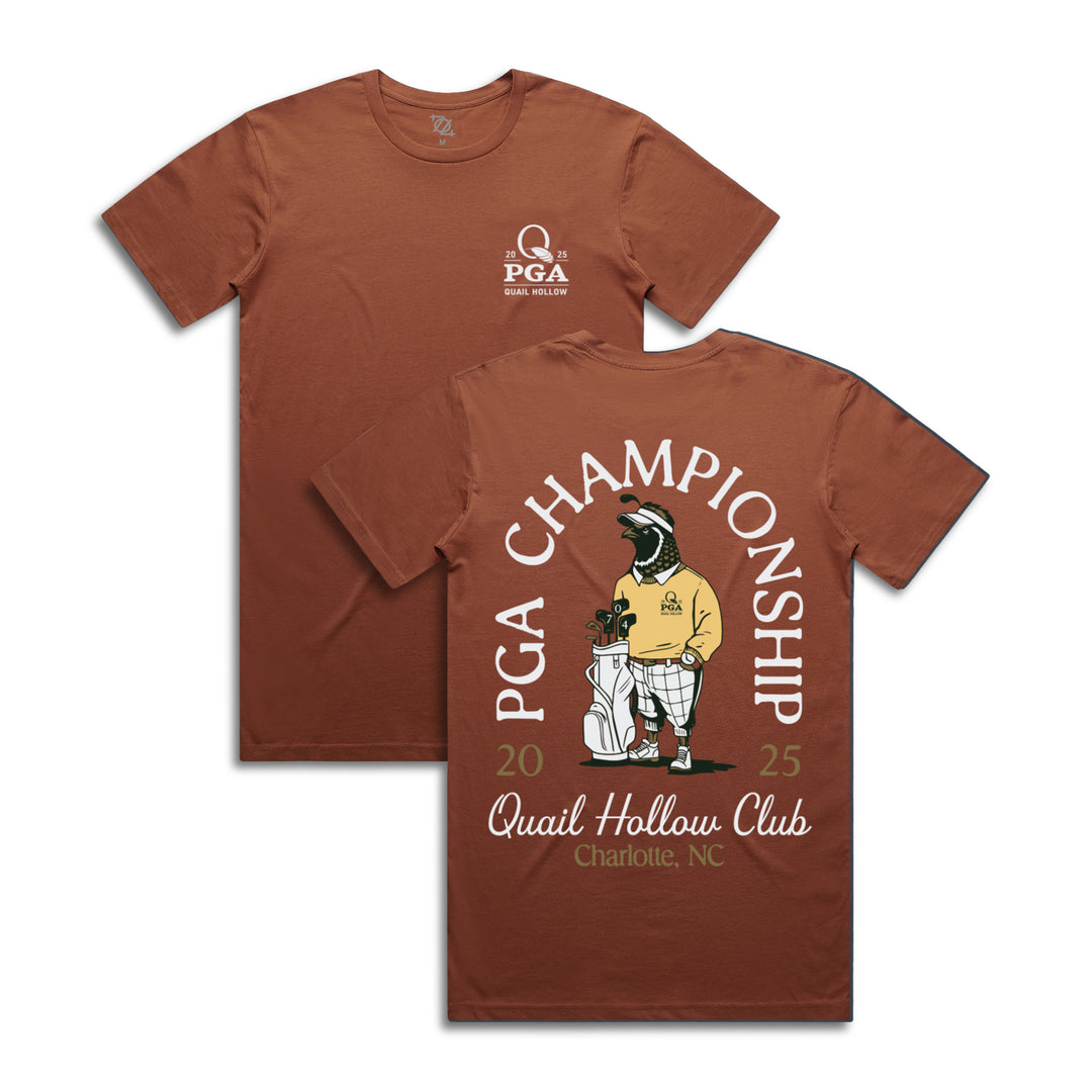PGA Championship Cartoon Quail Tee