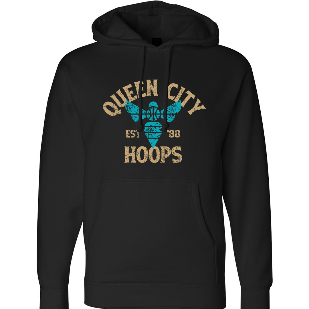 Queen City Hoops Minted Hoodie