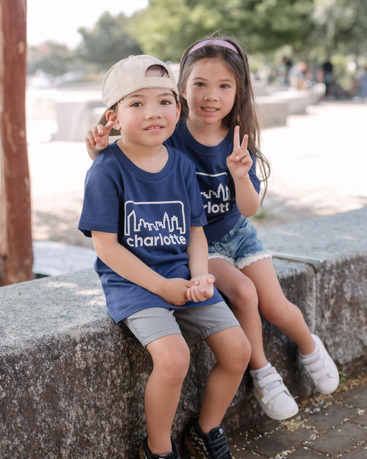 Retro Skyline Kids Tee