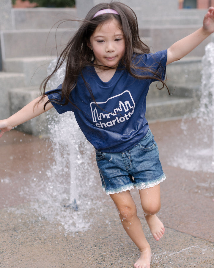 Retro Skyline Kids Tee