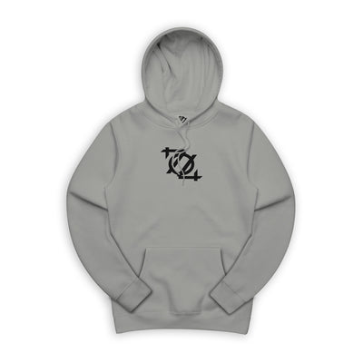 704 Shop Logo Hoodie - Smoke/Black (Unisex)