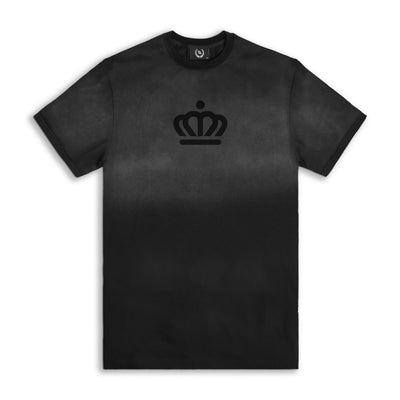 704 Shop Process™ x City of Charlotte Spray Washed Official Crown Tee - Phantom/Black (Unisex)