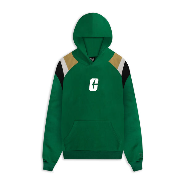 704 Shop x Charlotte 49ers Process Paneled Hoodie Green Multi Unisex