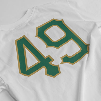 704 Shop x Charlotte 49ers Process™ Forty Niners University Tee - White/Green (Unisex)
