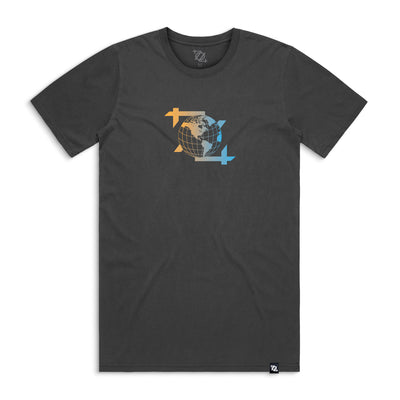 704 Shop 704 Worldwide Tee - Faded Black (Unisex)