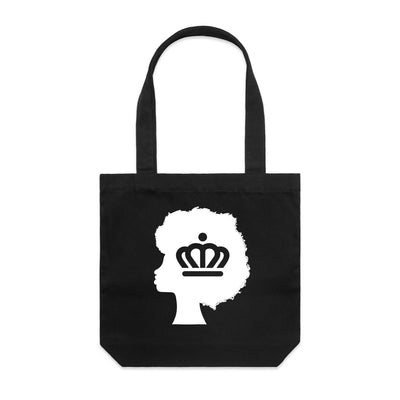 704 Shop x City of Charlotte - Afro Crown Tote Bag- Limited Edition Black History Month Product - Black