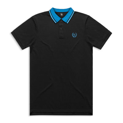 704 Shop Process™ Core Polo - Black/Dresden (Unisex)