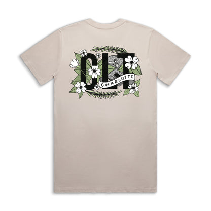 704 Shop CLT Dogwood Tee - Bone (Unisex)