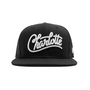 704 Shop x New Era 950 Charlotte Script Hat - Black/White