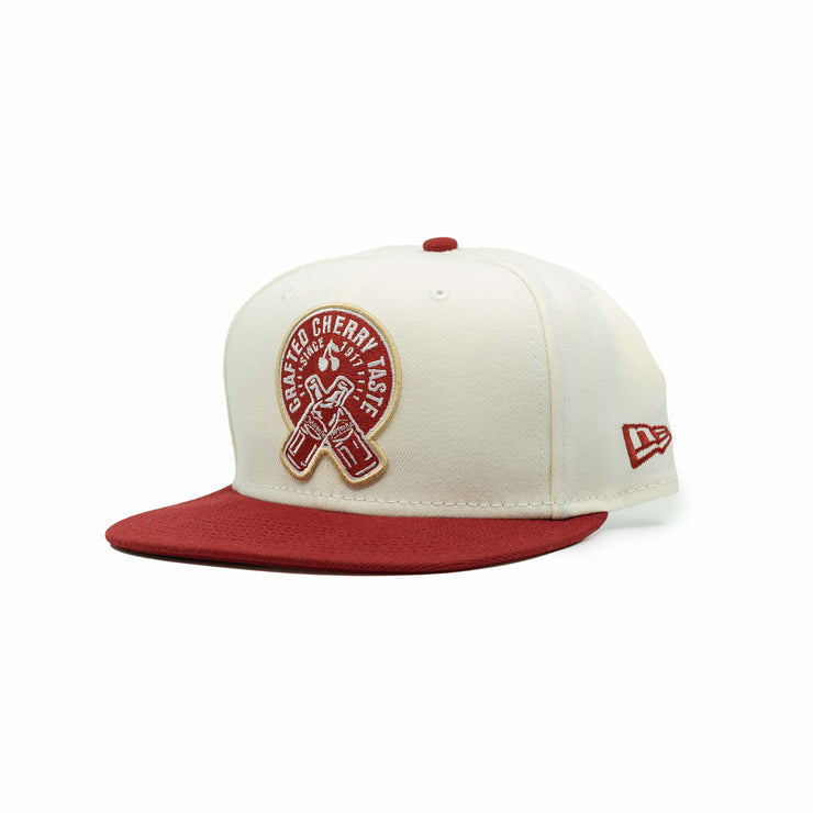 704 Shop x Cheerwine - Crossed Bottle Badge 950 OF Cap - Natural/Red/Gold