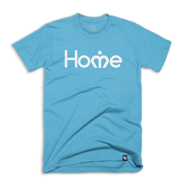 704 Shop Charlotte Home Tee - Aqua/White (Unisex)