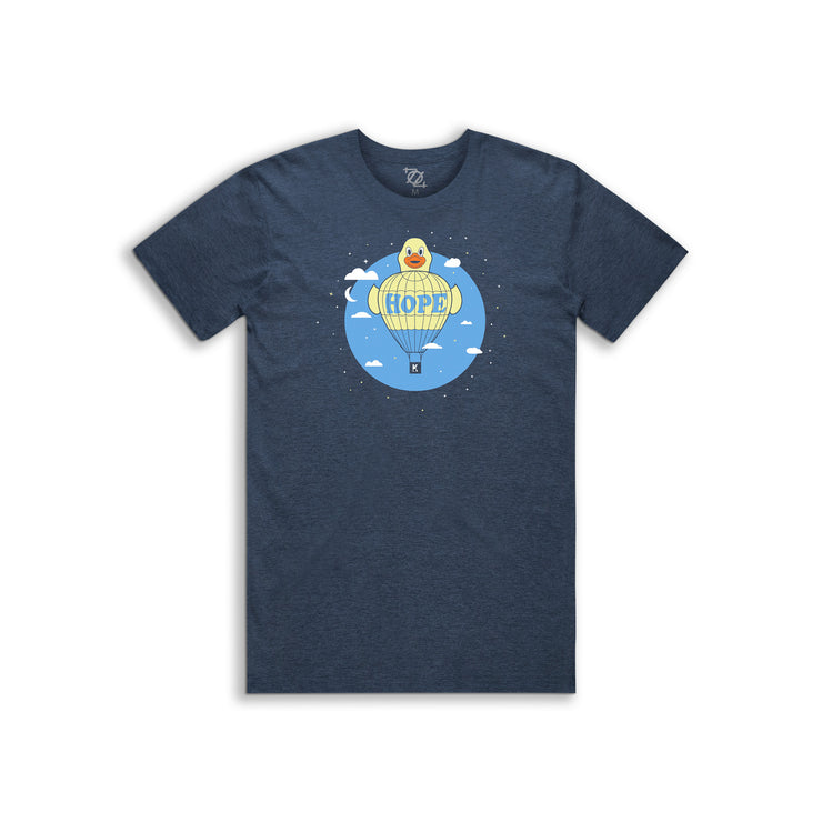 704 Shop x Kindermourn - Hope Floats Balloon Tee - Midnight Navy (Youth)