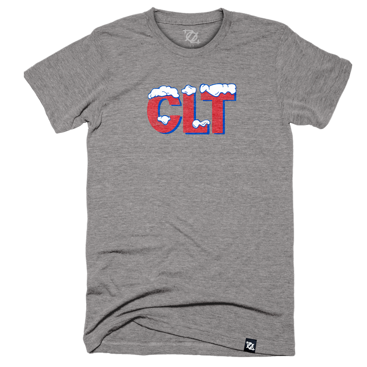 704 Shop Ice Cold CLT Tee - Heather Gray/Multi (Unisex)