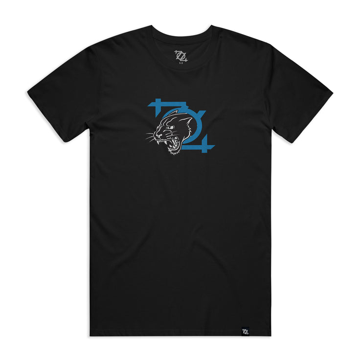 704 Shop 704 Panther Logo Tee - Black (Unisex)