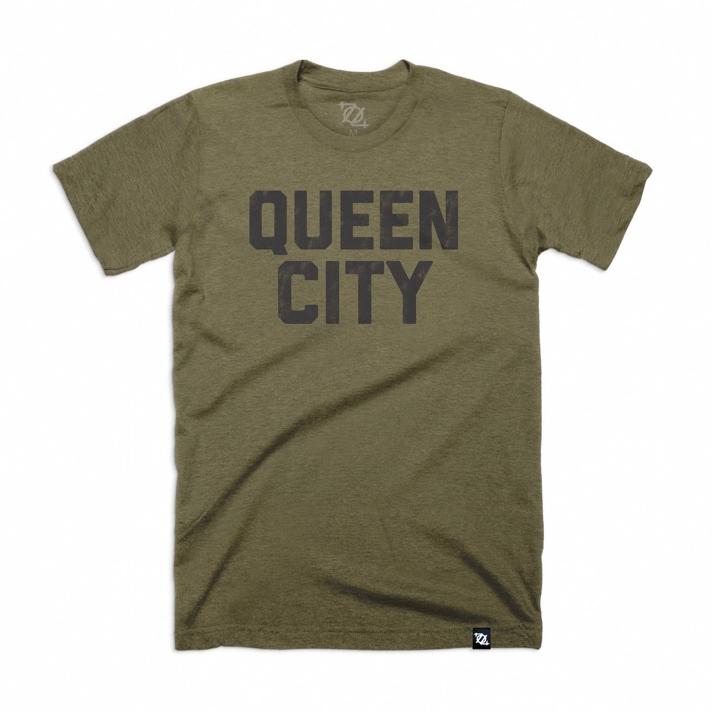 704 Shop Queen City Tee - Olive (Unisex)