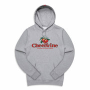 704 Shop x Cheerwine - Minimal Retro Diamond Logo Hoodie - Heather Gray (Unisex)