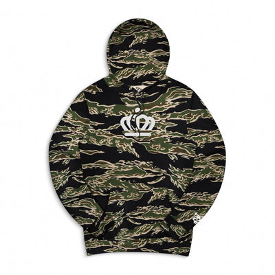704 Shop x City of Charlotte Official Crown Hoodie - Tiger Camo/White
